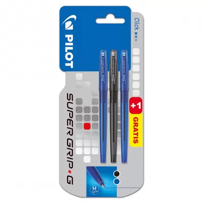 Pilot D�ugopis super grip G ze skuwk� 3 szt.