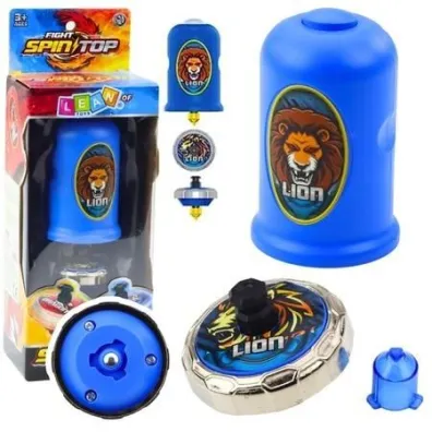 Wyrzutnia z b�czkiem lataj�cy niebieski LeanToys