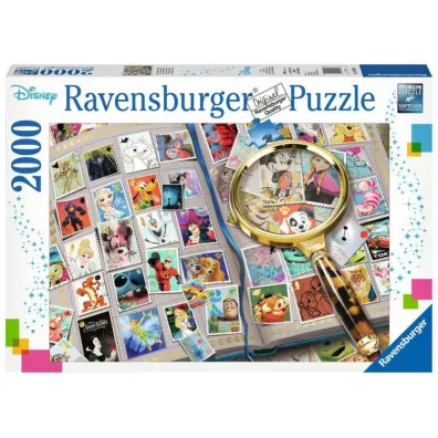Puzzle 2000 el. Kolekcja znaczk�w pocztowych Ravensburger