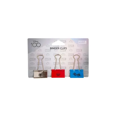 CoolPack Spinacze Binderclip Disney 100. Black Collection 3 szt.