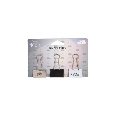CoolPack Spinacze Binderclip Disney 100. Black Collection 3 szt.