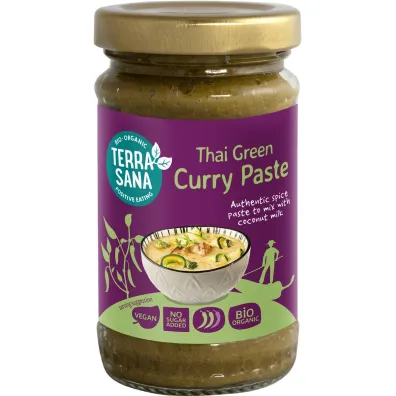 Terrasana Pasta zielone curry 120 g Bio