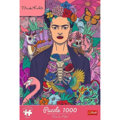 Puzzle 1000 el. Frida Kahlo: Kwitn�ca dusza Trefl