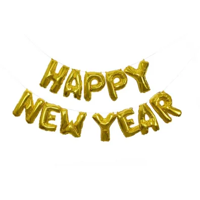 Arpex Balon foliowy Happy New Year BLF9090 40 cm