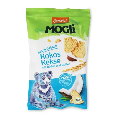 Mogli Ciastka kokosowe demeter 50 g Bio