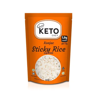 Better Than Foods Makaron (konjac) w kszta�cie ry�u (sticky rice) do sushi bezglutenowy 200 g