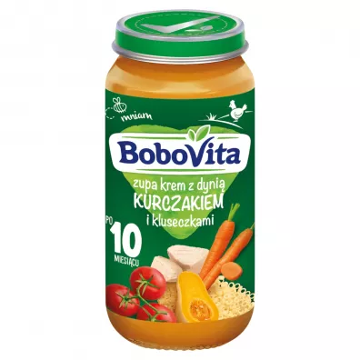 BoboVita Zupa krem z dyni kurczakiem i kluseczkami po 10 miesicu 250 g
