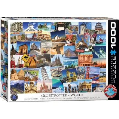 Puzzle 1000 el. Poczt�wki ze �wiata Eurographics