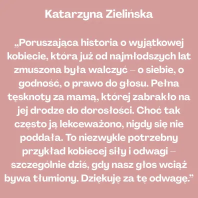 C�rka dw�ch �wiat�w. Moja opowie�� o dzieci�stwie naznaczonym przemoc�, walce o siebie i nadziei