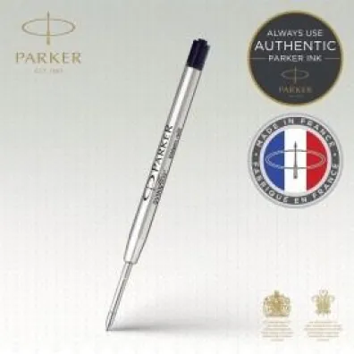 Parker Wk�ad do d�ugopisu metalowy czarny 0.7mm
