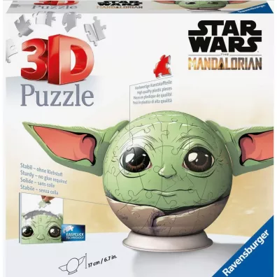 Puzzle 72 el. 3D Star Wars Grogu Kula Ravensburger