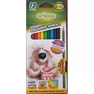 Cricco Kredki tr�jk�tne 12 szt.