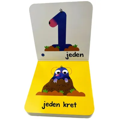 Liczby. Ksi��eczki z gryzakiem i grzechotk�