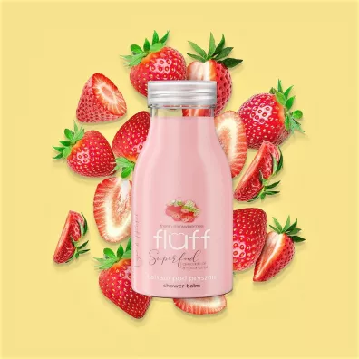 Fluff Shower Balm balsam pod prysznic Truskawka 300 ml