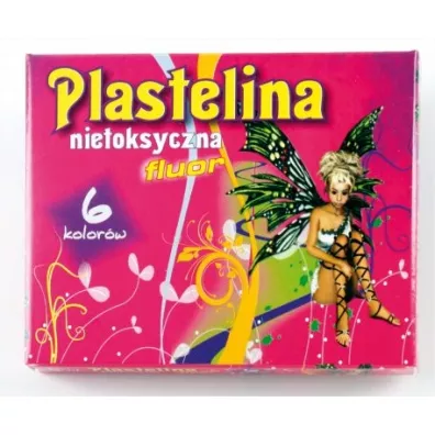 Koma-Plast Plastelina fluorescencyjna 6 szt.