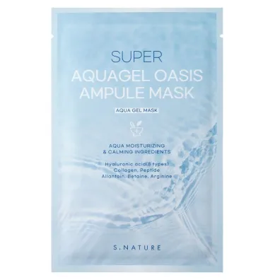 S.nature Super Aquagel Oasis Ampule Mask nawil�aj�ca maska w p�achcie 30 ml