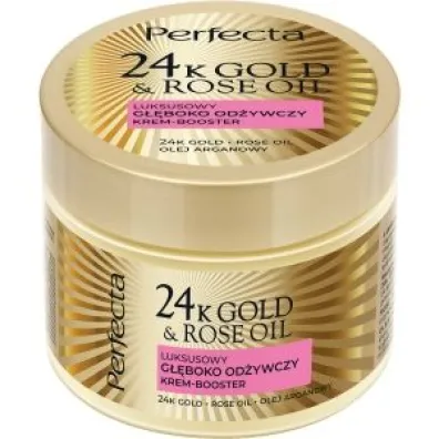 Perfecta Luksusowy g��boko od�ywczy krem-booster do cia�a 24K Gold&Rose Oil 300 g