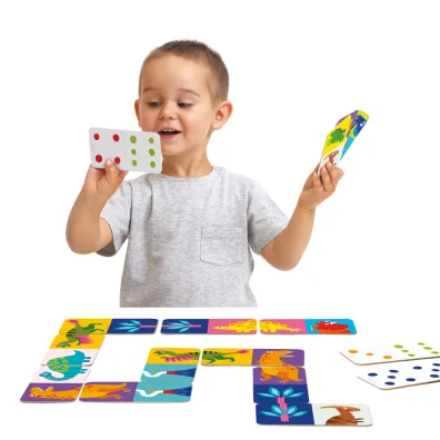 CzuCzu Domino Dinozaury Bright Junior Media