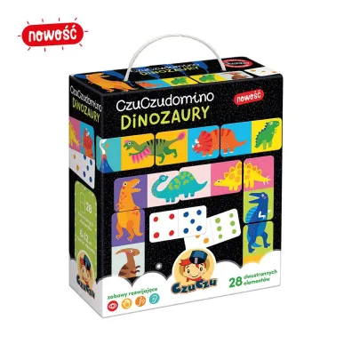 CzuCzu Domino Dinozaury Bright Junior Media