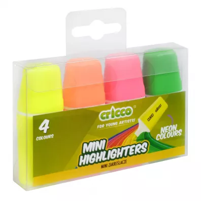 Cricco Zakre�lacze mini neon 4 szt.