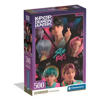 Puzzle 500 Compact K-Pop Demon Hunters 35625 Clementoni
