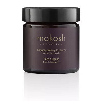 Mokosh Aktywny peeling do twarzy r�a z jagod� 60 ml