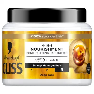 Gliss Trt Aqua Revive wzmacniaj�ca maska do w�os�w 4w1 Nourishment 400 ml