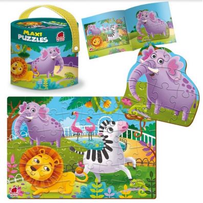 Puzzle maxi 2w1 Zoo Roter Kafer