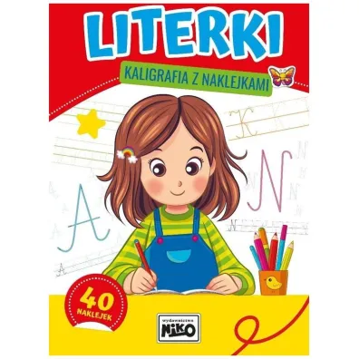 Literki. Kaligrafia z naklejkami