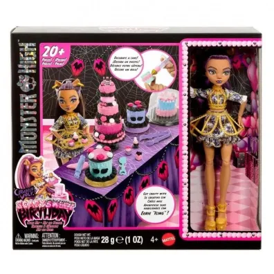 Monster High. Straszys�odkie urodziny Tort i lalka Mattel