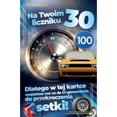 Yeku Karnet Prawo Jazdy 30 urodziny m�skie