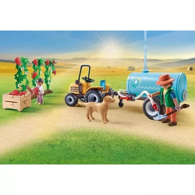 Country Traktor z przyczep� i zbiornikiem na wod� 71442