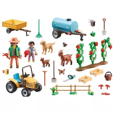 Country Traktor z przyczep� i zbiornikiem na wod� 71442