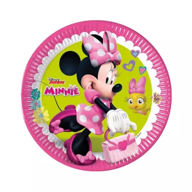 Procos Talerzyki papierowe Minnie Happy Helpers 23cm 8 szt.