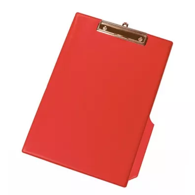 Q-connect Clipboard A4 PCV z klipsem czerwony