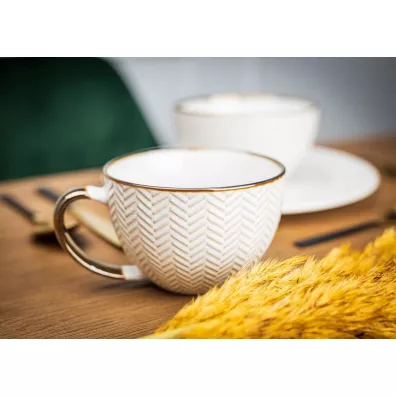 Siaki Collection Kubek ceramiczny Queen wzr 3 460 ml