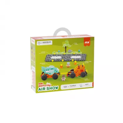 Mini Waffle City Klocki konstrukcyjne Mini Waffle 148 element�w City Pokaz Lotniczy MARIOINEX 904237