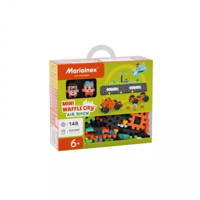Mini Waffle City Klocki konstrukcyjne Mini Waffle 148 element�w City Pokaz Lotniczy MARIOINEX 904237