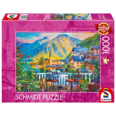 Puzzle 1000 el. PQ Malownicze Hallstatt Austria 112741 Schmidt