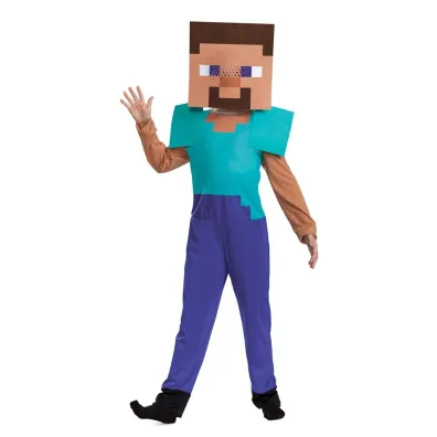 Stj dziecicy - Minecraft Steve - rozmiar S