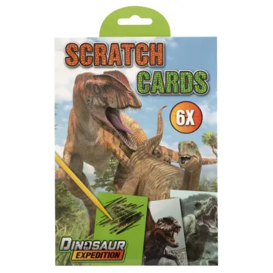 Wydrapywanka Dino 6 kartek