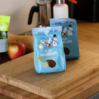 Moomin Mini wafle kukurydziane z czekolad 60 g