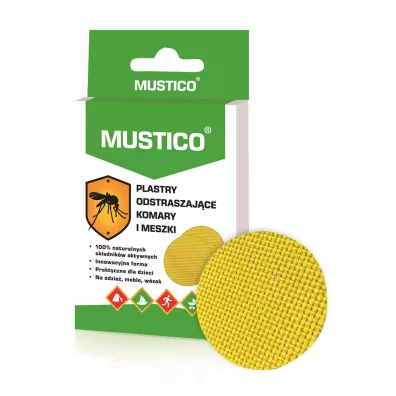 Mustico Plastry odstraszaj�ce komary i meszki 12 szt.