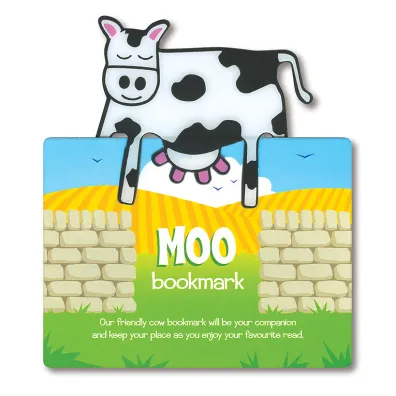 If Zwierz�ca zak�adka do ksi��ki - Moo - Krowa