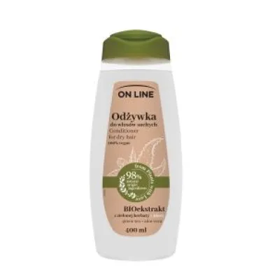 On Line From plants with love Od�ywka do w�os�w Zielona Herbata i Aloes 400 ml