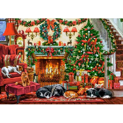 Puzzle 500 el. Cozy Fireplace Castorland