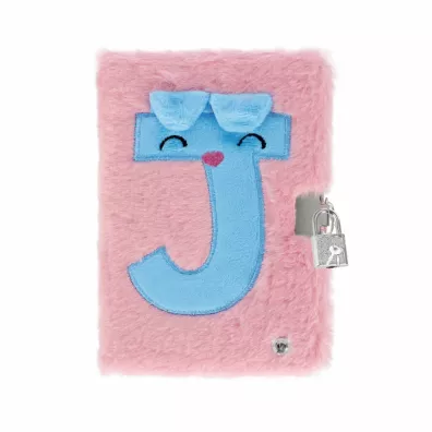 Pami�tnik pluszowy zamykany Pink  J  �wiec�cy  STARPAK 526050