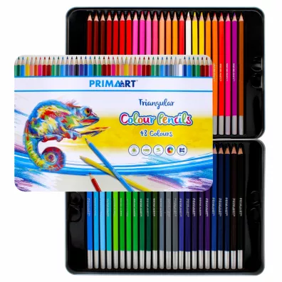 Prima Art Kredki owkowe trjktne 48 szt.