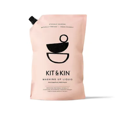 Kit and Kin Naturalny P�yn do mycia naczy�, o zapachu grejpfruta 1 l