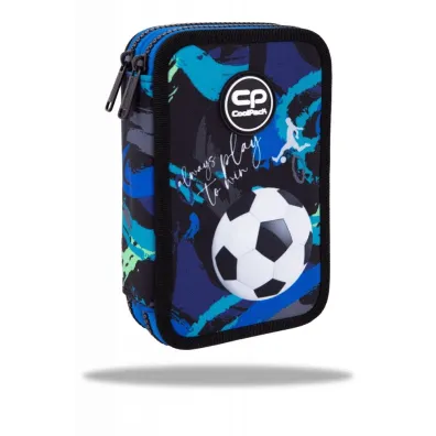 Coolpack, Pi�rnik podw�jny z wyposa�eniem Jumper 2 - Football Navy (F066967)